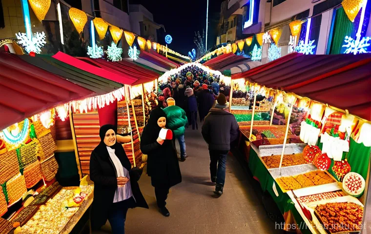레바논의 크리스마스 축제 - **Image Prompt 2: A traditional Lebanese Nativity Crib being assembled by a family.**
A tender a... 레바논의 크리스마스 축제 - **Image Prompt 2: A traditional Lebanese Nativity Crib being assembled by a family.**
A tender a...